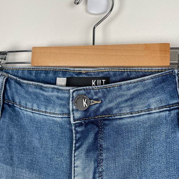 KUT from the Kloth Naomi High Rise Crop Straight Leg Jean Plus Size 24W Fab Ab - Picture 11 of 11
